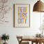 «New York City V2» par Laura Marshall, reproduction d'art sur toile-785361776-785361791-785361787