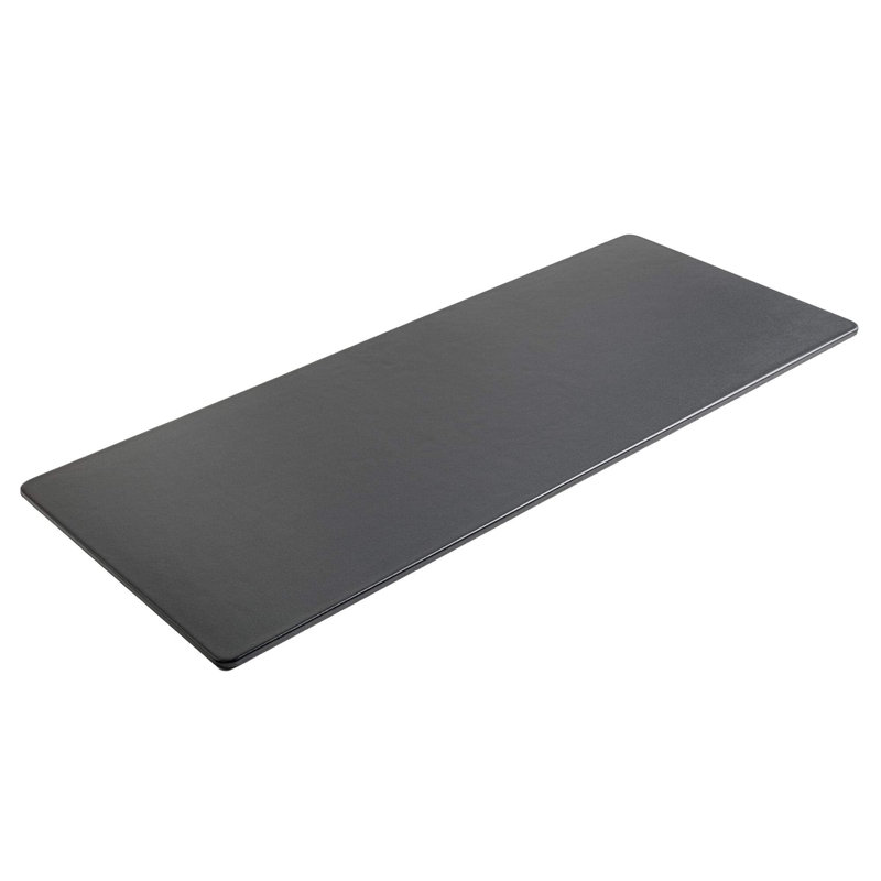 Tapis de bureau sans rail Bramfield, Noir, H 34 po x l 20 po