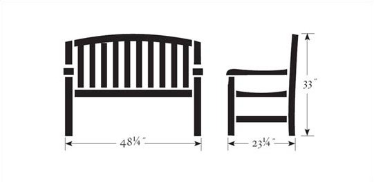 Chadwick Outdoor Bench