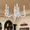 Lustre antique style champêtre 5 lumières à 5 lumières