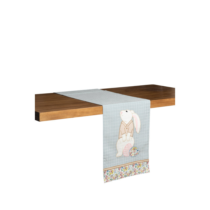 Derlyn Cotton Blend Easter Table Runner