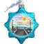Keepsake 4'' Handmade Glass Holiday Shaped Ornament
