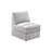 - 5Pc Seating Collection: F8934 Corner Chair, F8935 Armless F8936 , Gray Fabric, Robust Wood Frame Structure Sitting Furniture: Stable