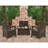 Suncast 34 in. W x 20 in. D Resin Outdoor Coffee Table with Storage and Hinged Lid, Made in the USA-79078024