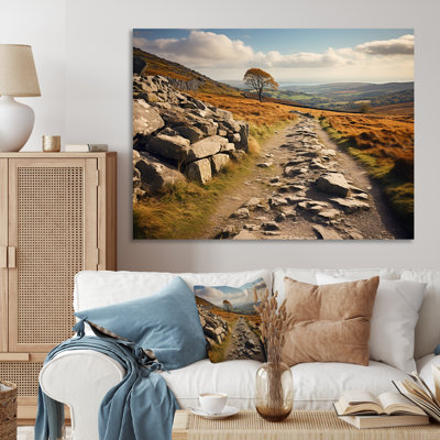 «Ireland Wandering Paths», reproduction sur toile