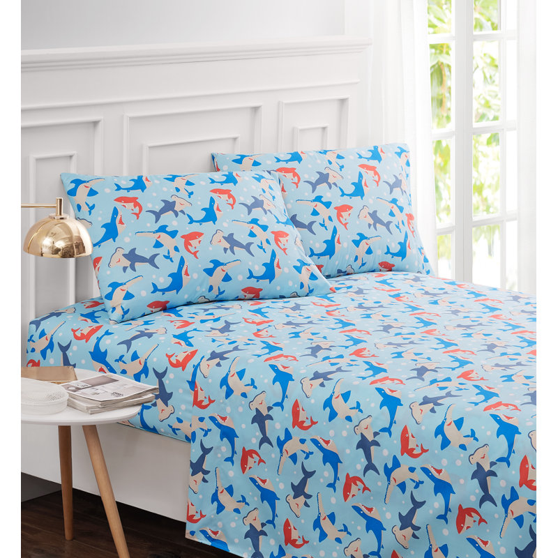 Ensemble de draps Shark Tales, Plein
