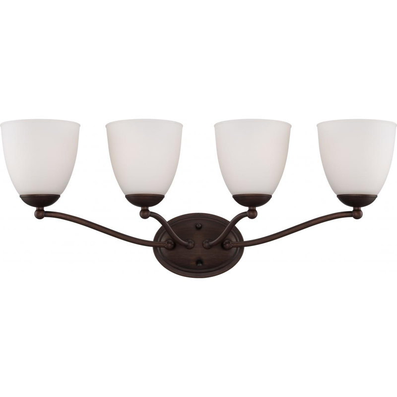 Minidoka 4 - Light Dimmable Vanity Light, A19, Prairie Bronze