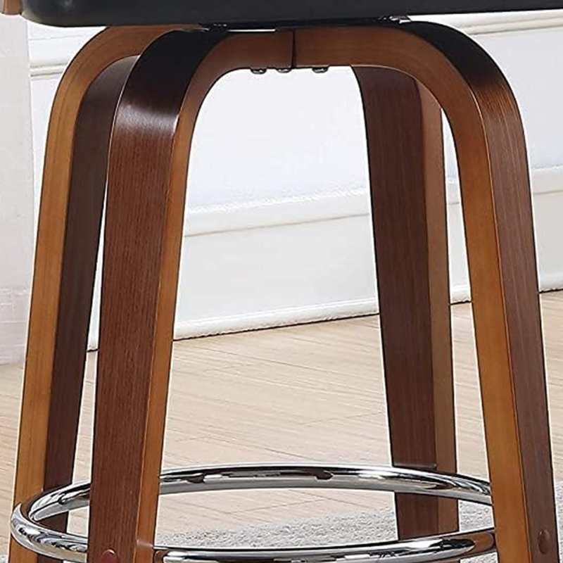 Tabouret de bar contemporain contemporain, Noir