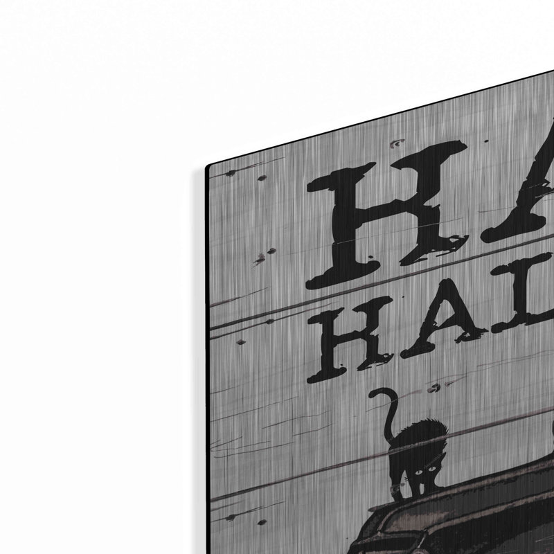 «Happy Halloween Black Truck» par Cindy Jacobs, H 24 po x l 36 po