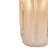 Ruffled Sculptural Glass Vase for Table Home Decor - Modern Tall Flower Vase Accent for Living Room or Tabletop Styling - Tan-106599675-106599676