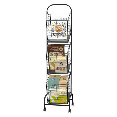 Support de rangement en métal H 46,96 po x l 11,97 po x P 11,14 po Kalandria