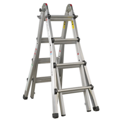 Calidia 16 - Step Aluminium Lightweight Small Step Ladder