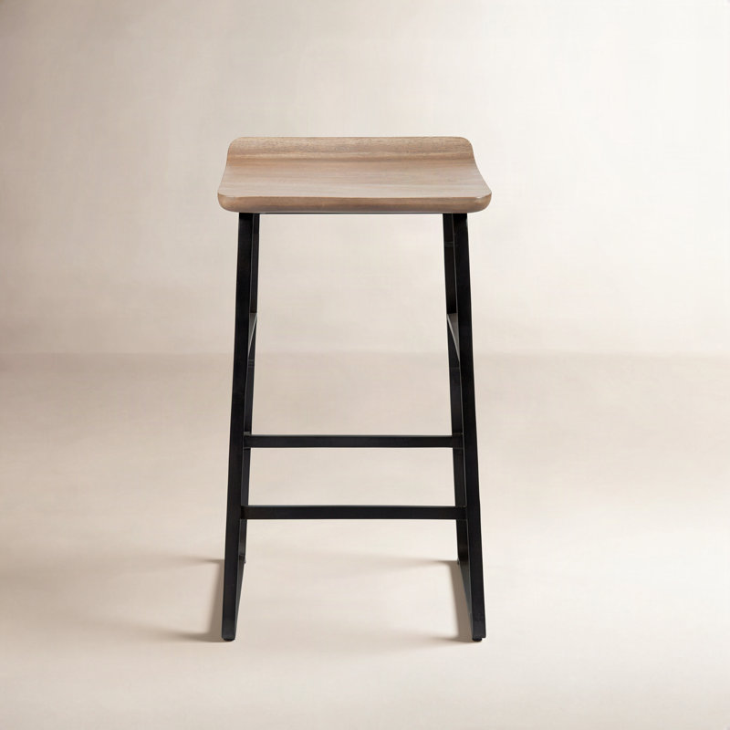 Lada Counter Stool with Metal Frame, Counter Stool (25” Seat Height)
