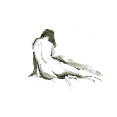 Encre figure étude II