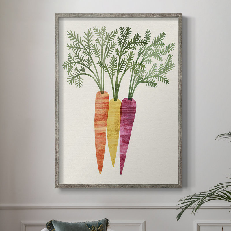 Organic Veg III Framed Print - Solid Wood, 15" H x 12" W