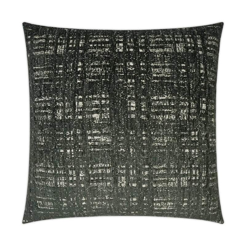 Collateral Pillow Cover & Insert, Charcoal, Square 24"