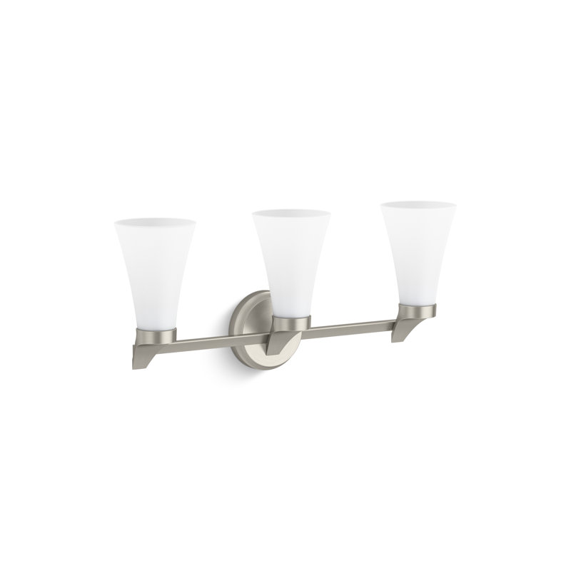 Simplice 22-5/8 In. Three-Light Sconce, Brushed Nickel