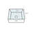 Modern Ceramic Square Vessel Bathroom Sink
