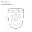 Cuvette de toilette murale St. Tropez seulement en blanc mat-117532772