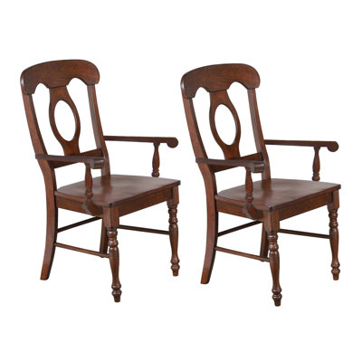 Littoral 17.5'' H Solid Wood Armchair