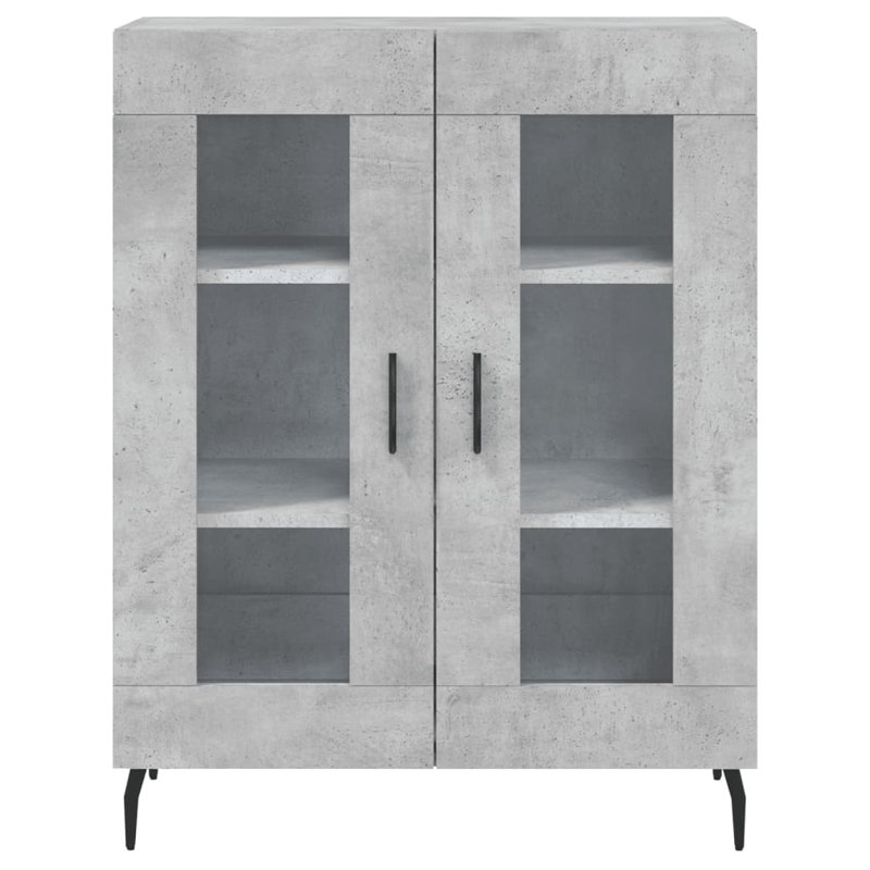 Malesia Display Cabinet, Concrete Grey