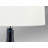 Tropea 31 in. Blue & White Glass Table Lamp