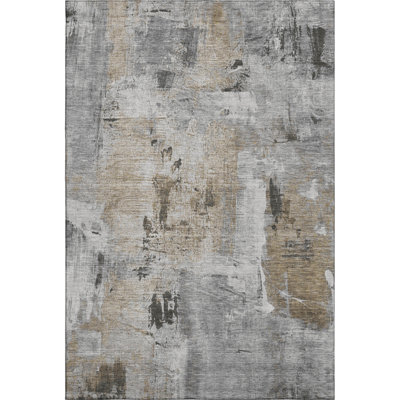 Premium Machine Washable Natoma AMF989 Abstract Rug