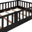 Lit simple superposé avec glissade - Mobilier de chambre polyvalent convertible pour plus de plaisir-1613485835