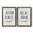Papier, cadre noyer