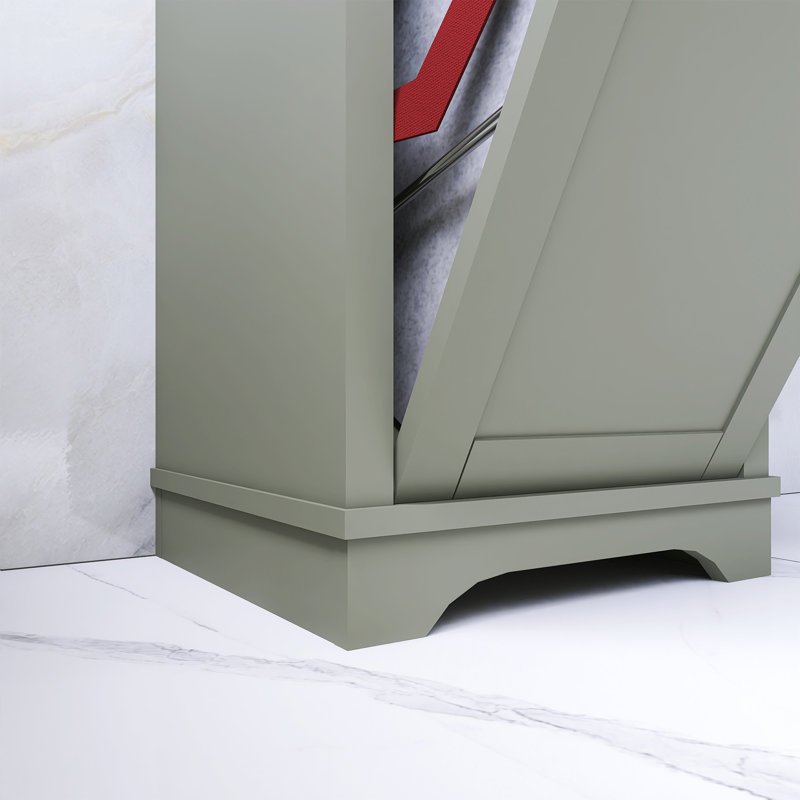 Armoire de rangement haute 64 po, Gris