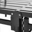 Black Portable Folding Guest Bed