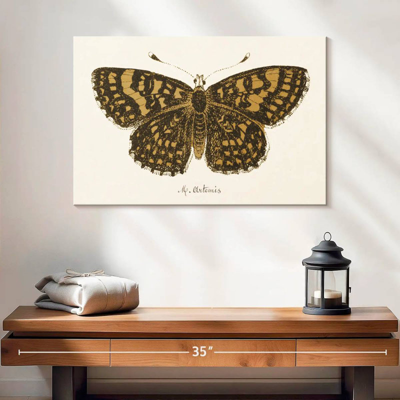 Papillon antique II, H 16 po x l 24 po