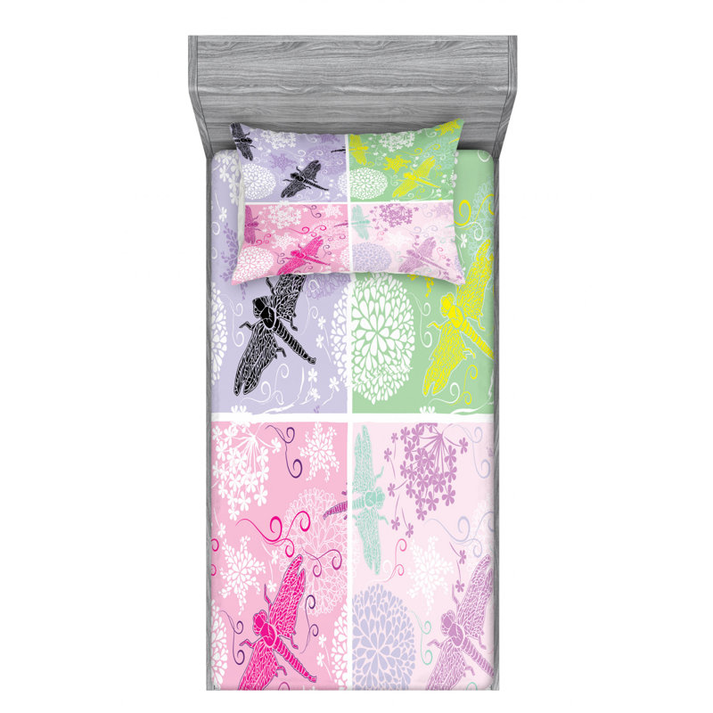 Microfiber Sheet Set, Twin XL Sheet Set with Fitted Sheet