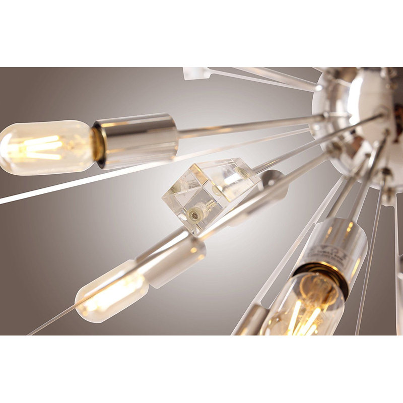 Lustre sphère spoutnik 12 lumières Wetzel
