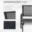 Fauteuil oscillant de balancelle Outsunny