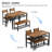 4 - Person Four Leg Dining Set-1424833193