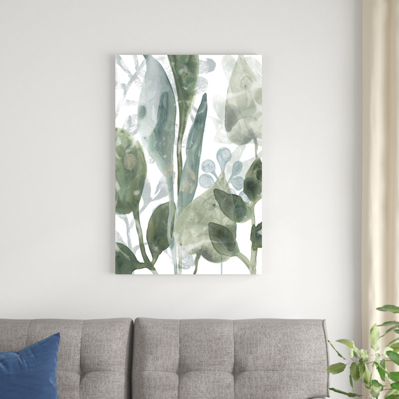 Feuilles aquatiques III, H 36 po x l 24 po x P 1,25 po