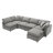 [VIDEO Provided][New]130*65" Modern Modular Cloud Sofa Bed
