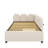A Twin-Sized Velvet Upholstered Daybed With Two Built-In Drawers-1118434804-1118434805