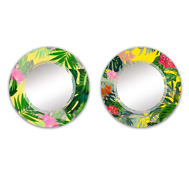 Ensemble de 2 miroirs sans cadre