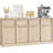 Sideboard Buffet Cabinet with 2/4 Drawers, Large Coffee Storage Table for Kitchen, Dining & Living Room
