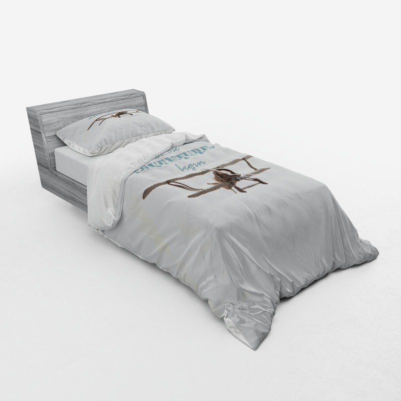 Industrial Polyester Paisley Duvet Cover, Twin Duvet Cover + 2 Additional Pieces