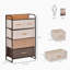 Armoire autoportante à plusieurs niveaux et tour de commode pour le rangement dans le couloir