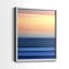 «Sunset Seascape I», reproduction encadrée de qualité supérieure - prête à être accrochée - aucun clou requis - aucun clou requis