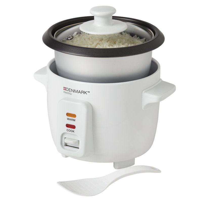 Denmark Electric 4-Cup Rice Cooker with Non-Stick Removable Inner Pot