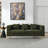 81Inch Oversized 3 Seater Sectional Sofa, Living Room Comfort Fabric Sectional Sofa - Deep Seating Sectional Sofa, Soft Sitting With 3 Pillows For Living Room, Bedroom, Office Teddy (W834S00033)-558154347-558154346