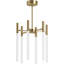 6 - Light Unique / Statement* Modern Linear LED Chandelier-2108295391