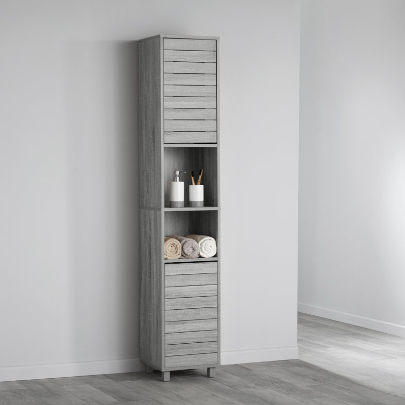 Efstathia Freestanding Tall Bathroom Cabinet