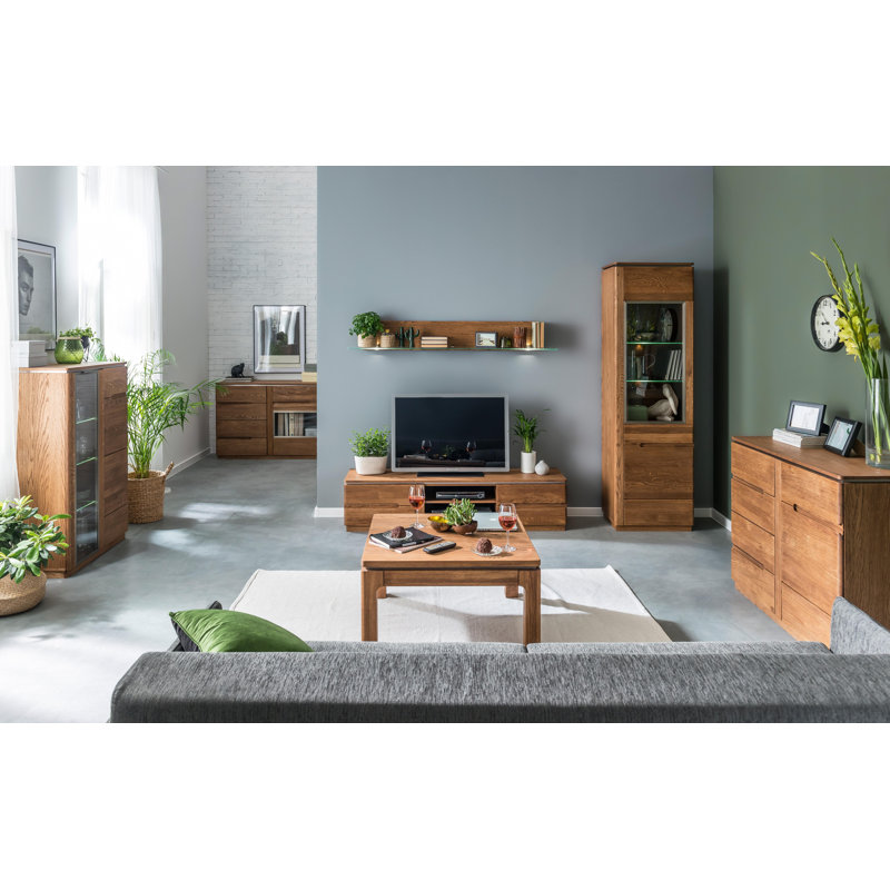 Montenegro Solid + Manufactured Oak Wood Coffee Table