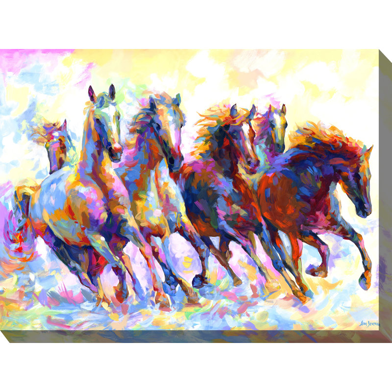 Art sur toile, Wild Wild Horses